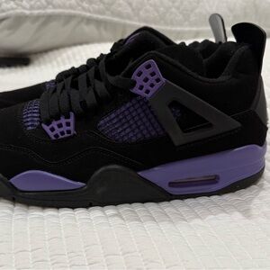Jordan Athletic Shoes Black Purple